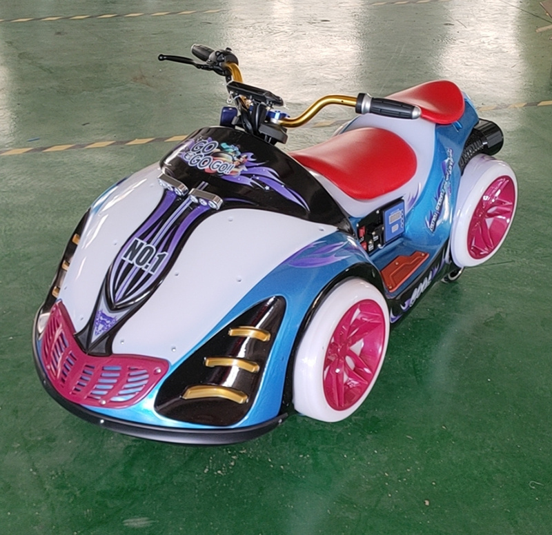 XIAO BU DIAN Parent Children Car Amusement park rides electric battery operate luminous light up bumper cars for kids and adult