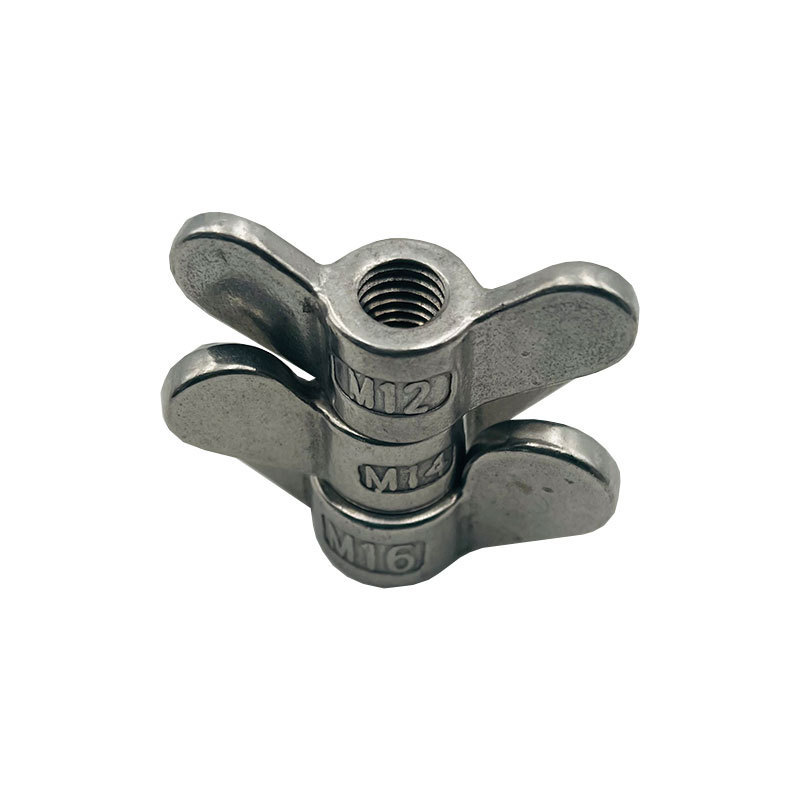 Good products nut butterfly wrench wing butterfly nut m14 m16 stainless steel butterfly nut and bolt