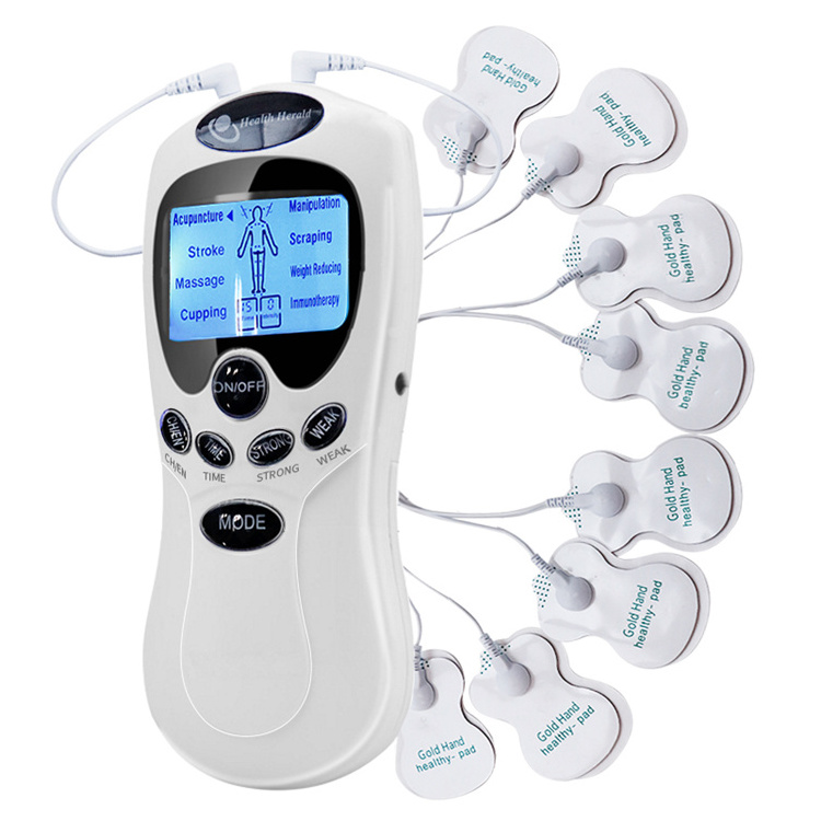 EMS Electric herald Tens Machine Acupuncture Body Massage Digital Therapy Massager Muscle Stimulator Electrostimulator