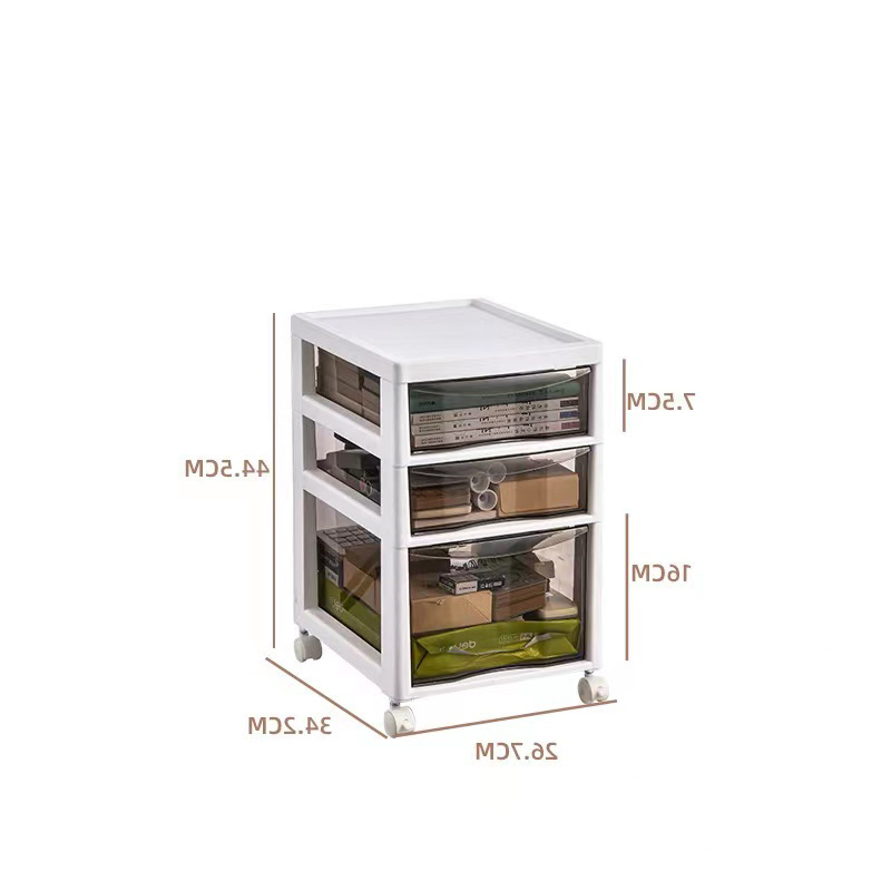 Heightened multifunctional under-shelf storage container set diamond painting storage container boxes drawer