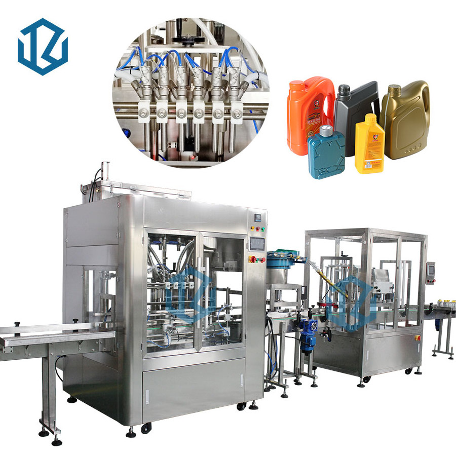 Fully Automatic Edible Grease Filling Capping Machine Weight Filling Machine Sauce Filling Machine