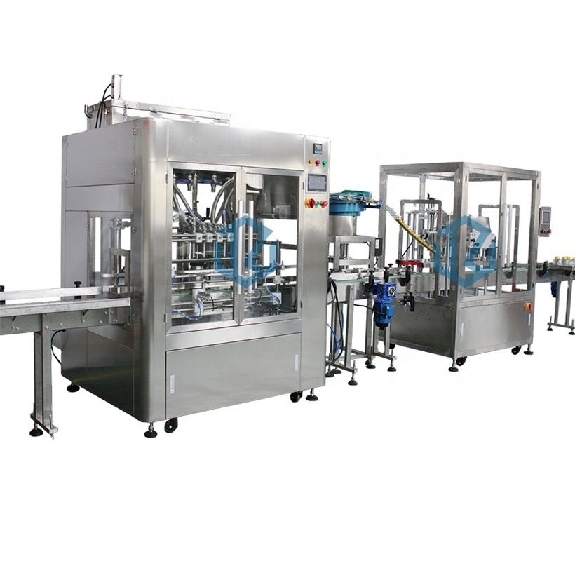 Fully Automatic Edible Grease Filling Capping Machine Weight Filling Machine Sauce Filling Machine