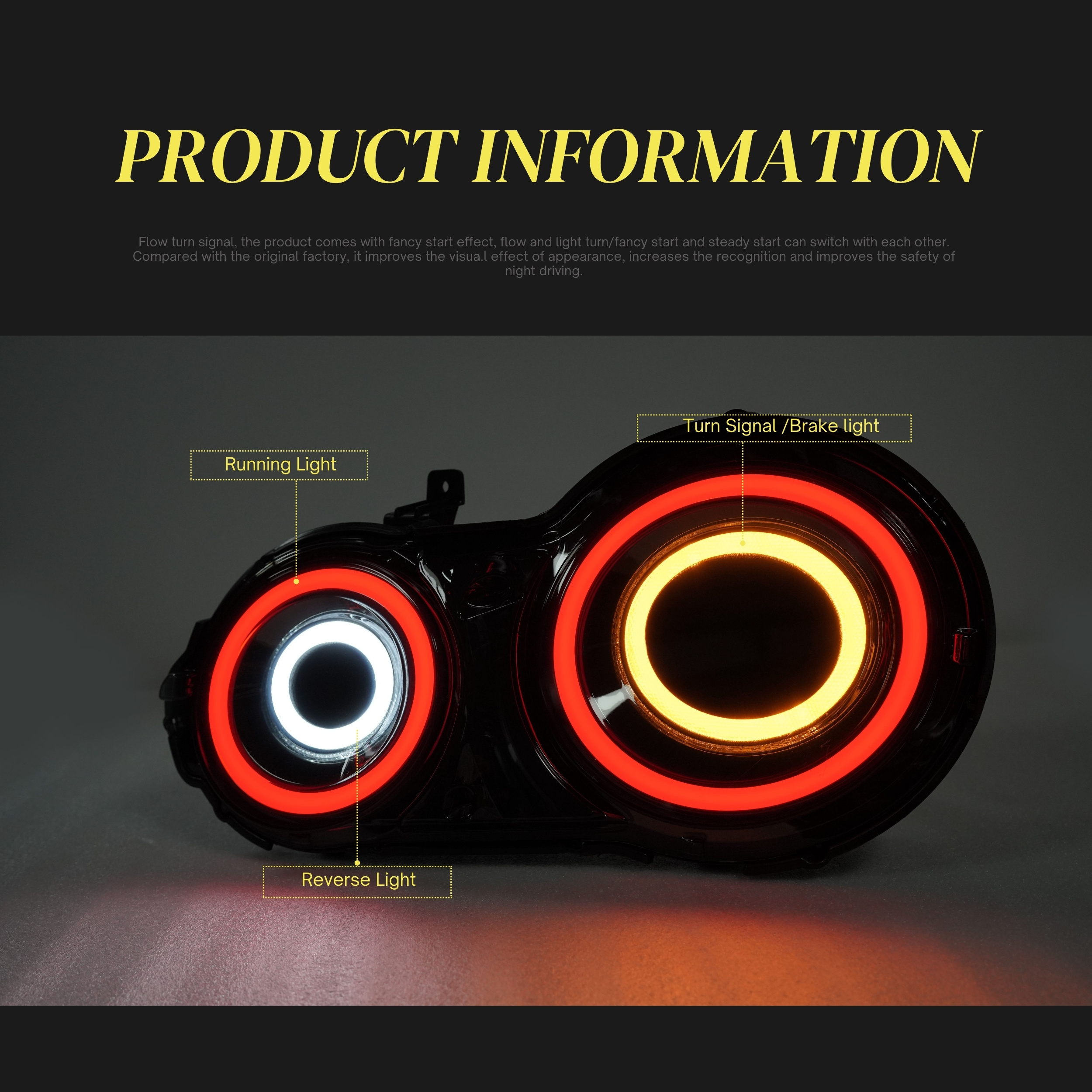 Manufactory Wholesale Led Rear Lamp For Nissan Gtr 2007 Tail Light With Sequential Indicator Modified Taillight