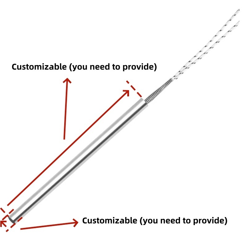 Factory direct industrial high temperature resistance tubular heater 220V cartridge resistance electric heating element