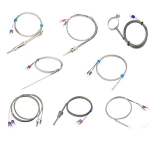 Precision temperature measurement screw compression spring thermocouple temperature sensor temperature measurement wire