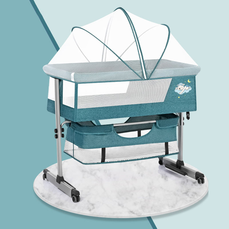 Extendable baby beds mobile baby swing crib sleeping bassinet