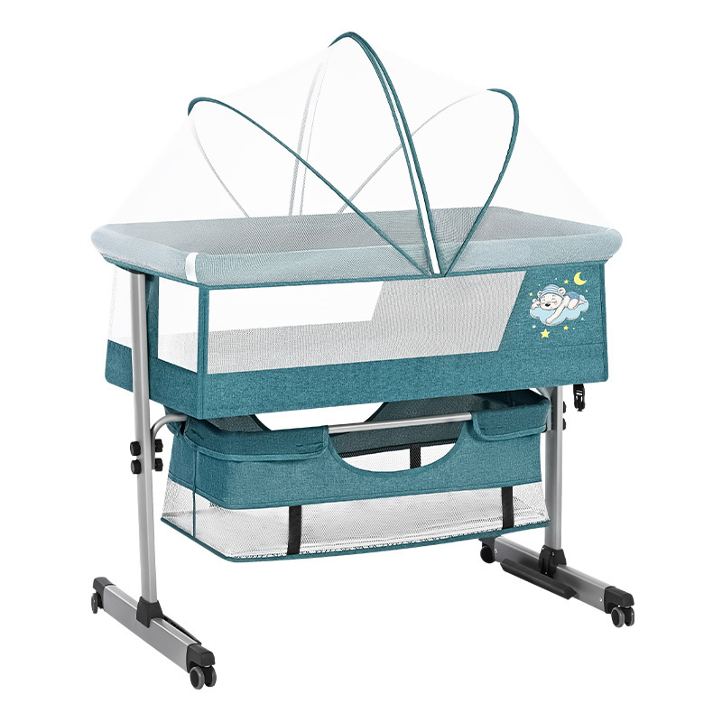 Extendable baby beds mobile baby swing crib sleeping bassinet