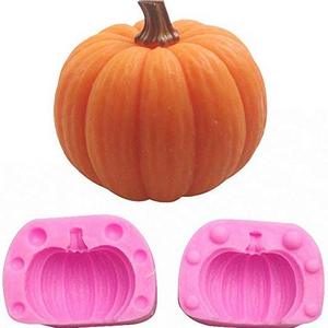 Candy, Baking, Cake Decoration, Soap Making, Chocolate, Candle 3D Pumpkin Silicone Mold - Mini Pumpkin Mold for Halloween