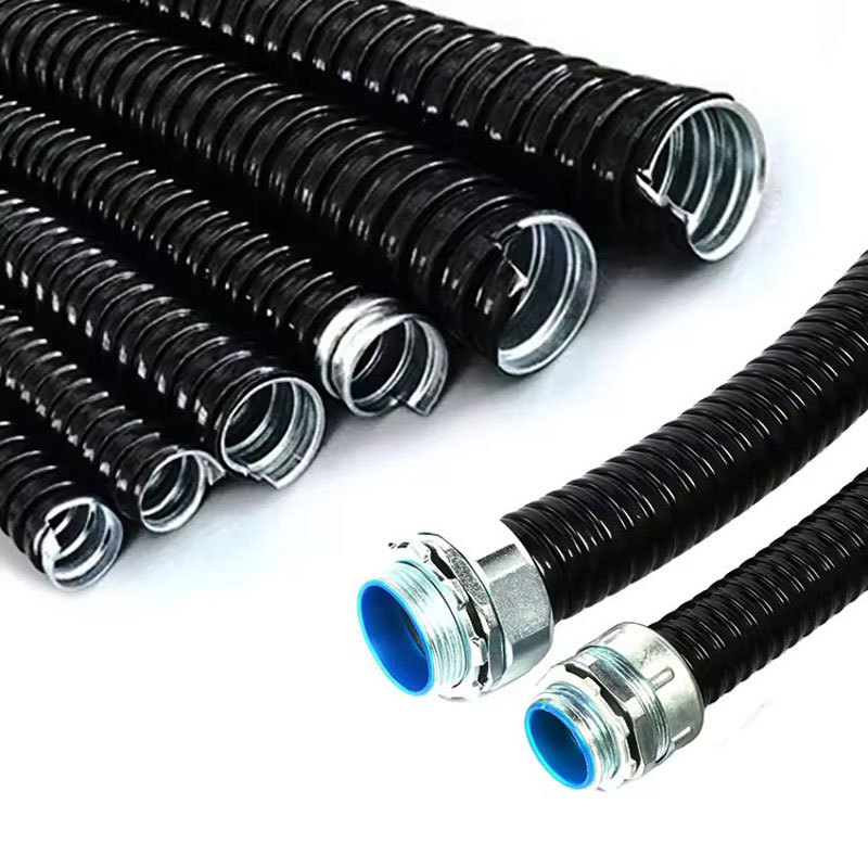 Electrical Galvanized Conduit Hose Pvc Coated Liquid Tight Galvanized Stainless Steel Flexible Metal Conduit Pipes