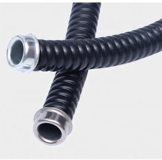 PVC coated liquid tight flexible conduitCustom diameter 6mm-150mm corrugated metal flexible conduit