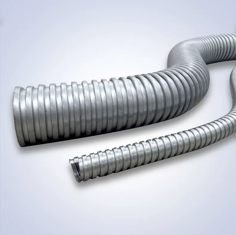 PVC coated liquid tight flexible conduitCustom diameter 6mm-150mm corrugated metal flexible conduit