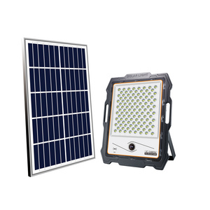 Hot Sales Green Energy Outdoor Aluminum Reflector Projector 300W Solar Flood Light With Cctv Camera