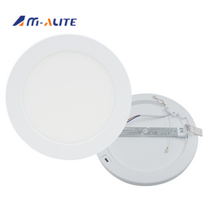 12W paneles adosable empotrable redondo cuadrado con sensor led ceiling panel light with motion sensor