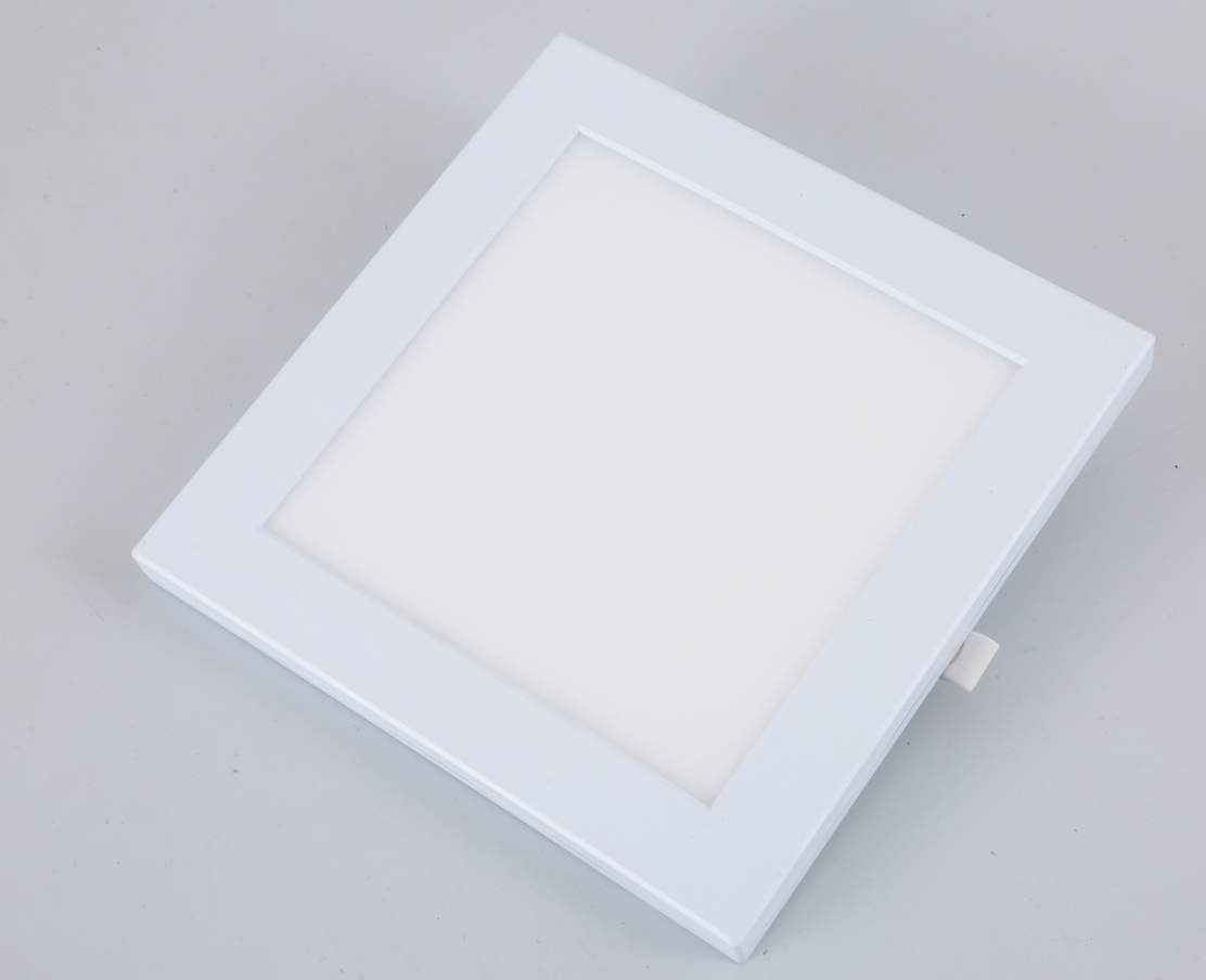 12W paneles adosable empotrable redondo cuadrado con sensor led ceiling panel light with motion sensor