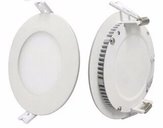 New arrival brightness slim small recessed round 3w 6w 9w 12w 18w 24w led panel light