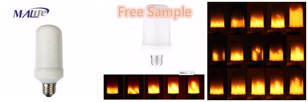 Led Flickering Decorative Lamp LED Effect Fire Light Flame Led Bulb for Party Decoration T BULB AC Plastic 80 Lm/w,80 AC85-265V