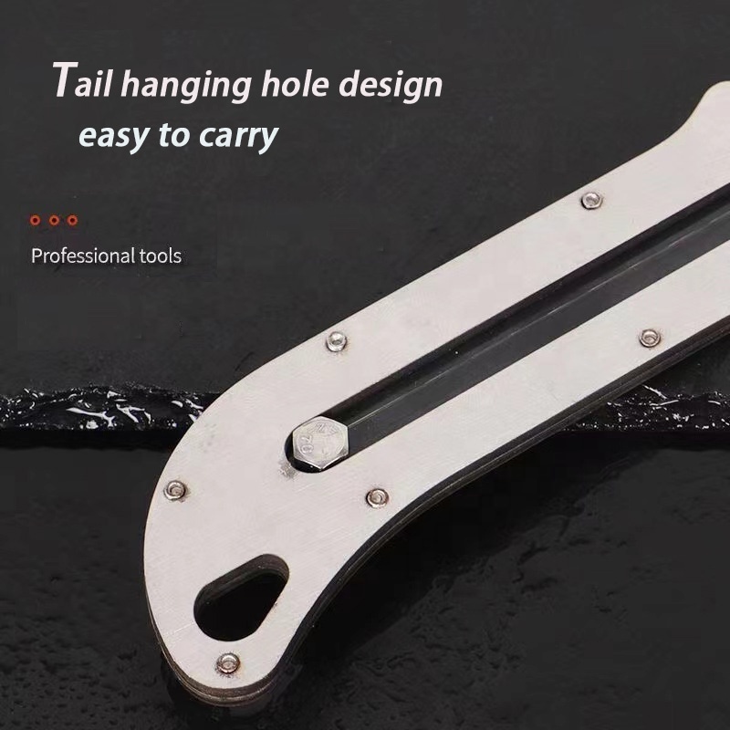 304 Heavy duty stainless steel thickened universal utility knife Full steel knife stand supports custom LOG