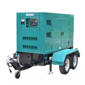 Mobile Trailer Type Generators 30KVA 50KVA 100KVA 150KVA With Electric Cummins/Perkins/Doosan/Weichai Diesel Engine Generator