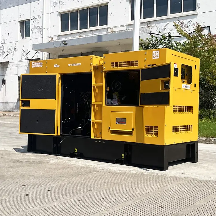 Good price 80KW 100kw 120kw powered by Cummins generator diesel silent 100kva 125kva 150kva portable generator power station