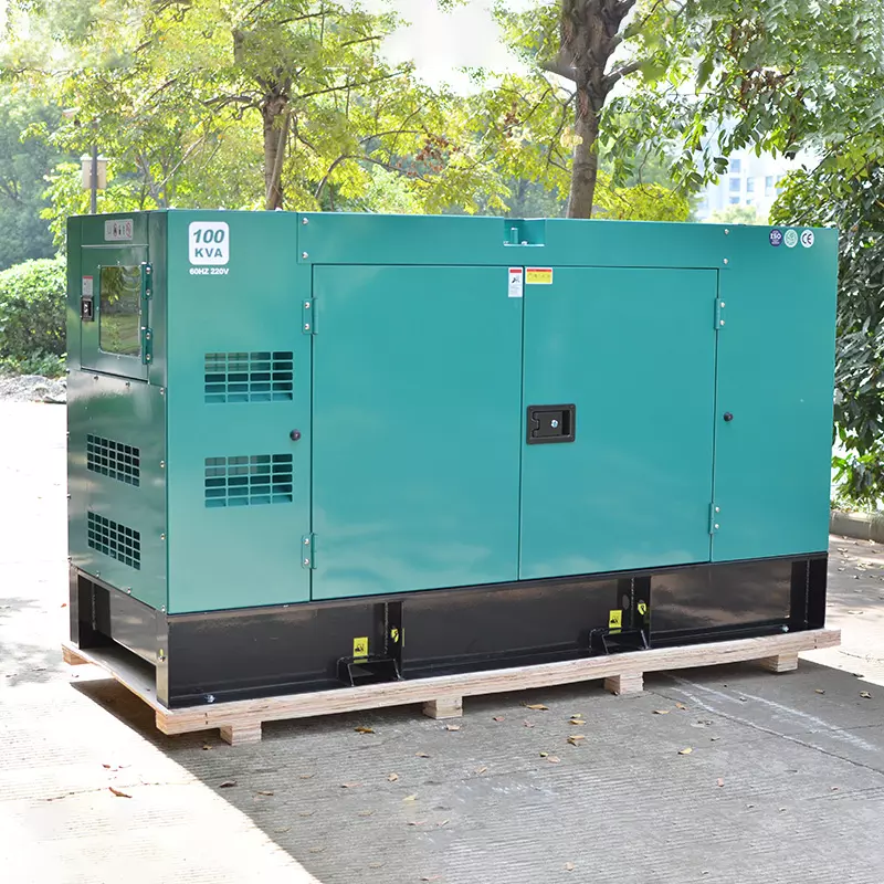 100 KVA Diesel Generator Electrical Genset Cummins Perkins Engine Stamford/Leroy Somer/Marathon Alternator 80KW 100KVA Generator