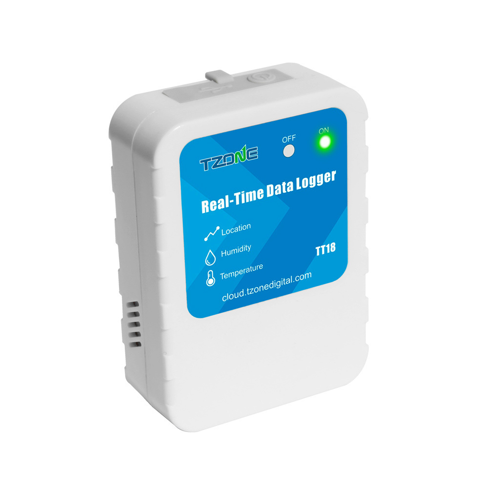 Real-Time transport monitoring LBS location temperature and humidity GSM data logger