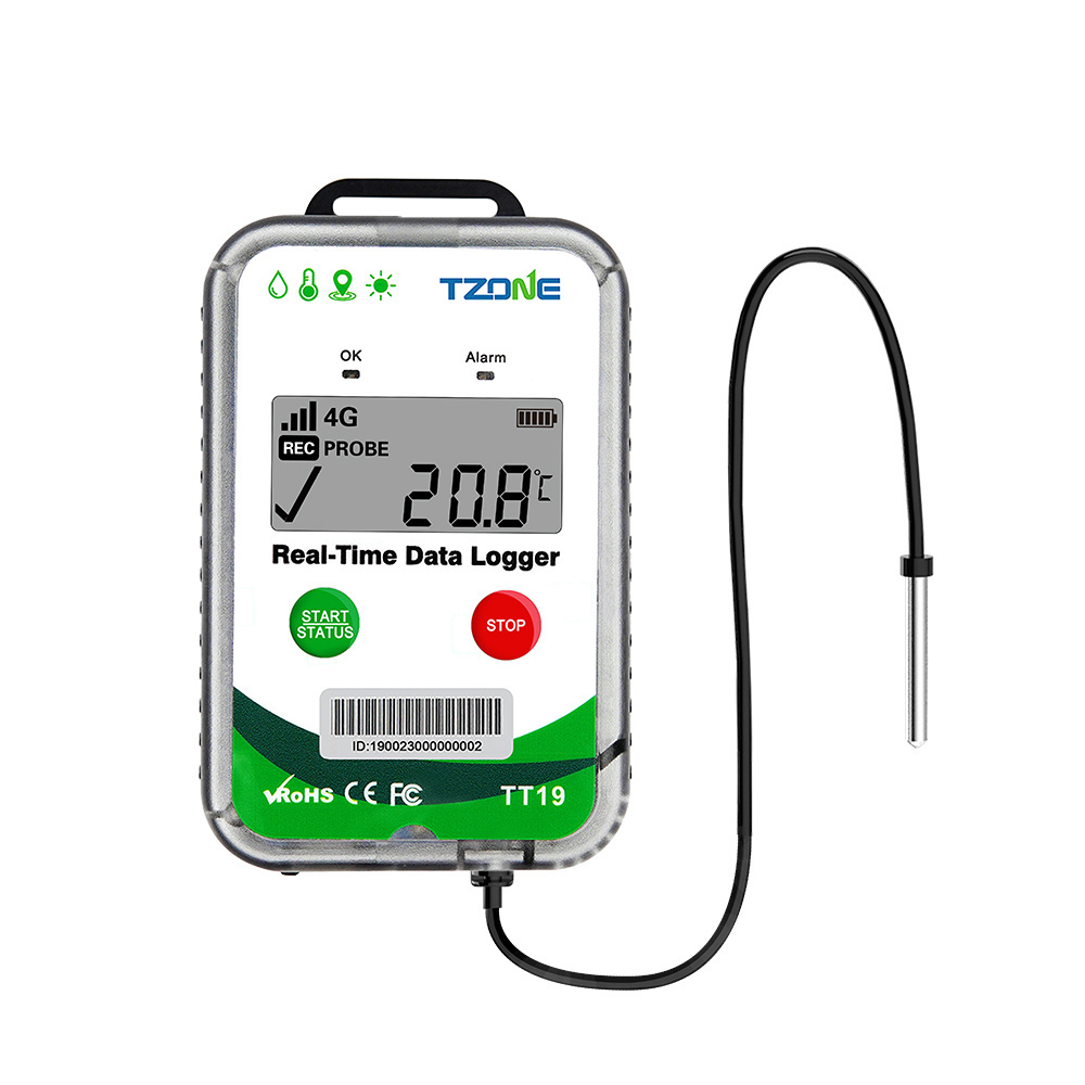 New generation of global real-time temperature monitor external probe TT19EX gps tracker