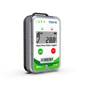 Tzone global 4G/5G temperature monitor gps tracker for cold chain logistic temperature monitoring