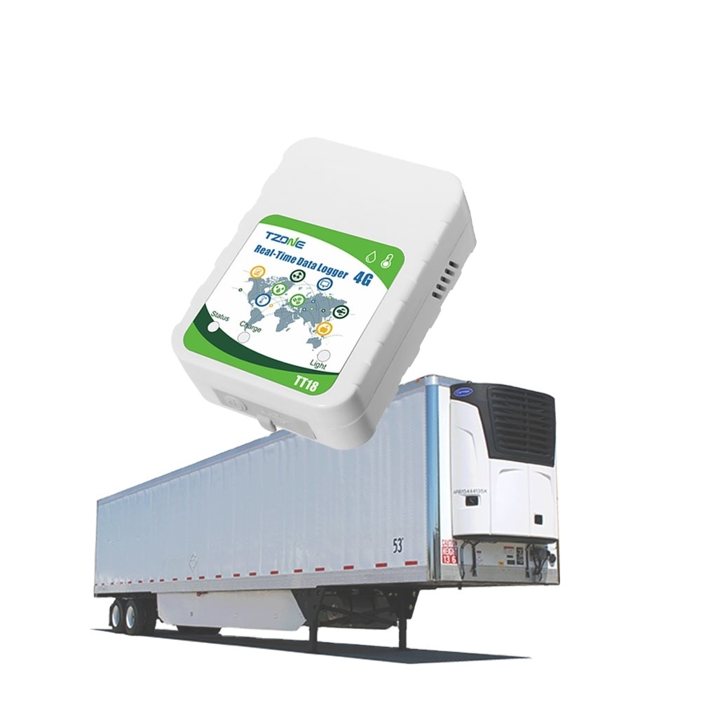 Real Time Cold Chain Shipping 4G Temperature Monitor Sensor