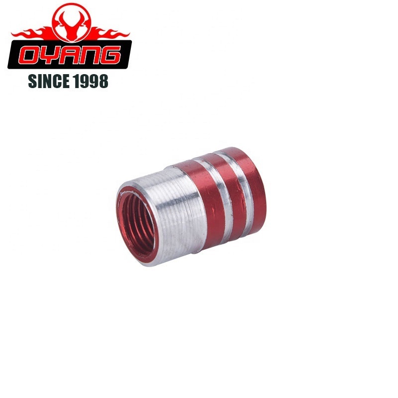 Car Wheel Air Dust Caps / Aluminum Mixed Color Car Tire Valve Caps Stem Plastic Tire Valve Cap