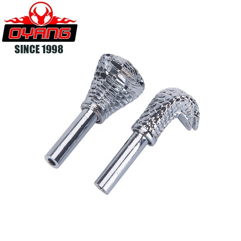 Chrome Automotive Skull Door Lock Knobs