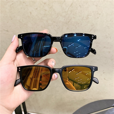 Fashion Square Driver Sunglasses Men Vintage Shades Male Sun Glasses Brand Design Mirror Retro Oculos De Sol Masculino