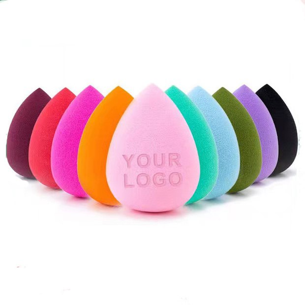 Low MOQ Free Cost Custom Logo Cosmetic Makeup Sponge Blending Beauty Sponge Blender Makeup Tools