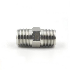 Stainless steel SS316/316L High quality Male Thread NPT Hex Nipple