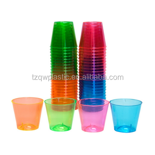 Shot Glasses Premium 1oz Clear Plastic Disposable 500 ct VALUE PACK, Perfect for Jello Shots, Condiments, Tasting, Sample Cups