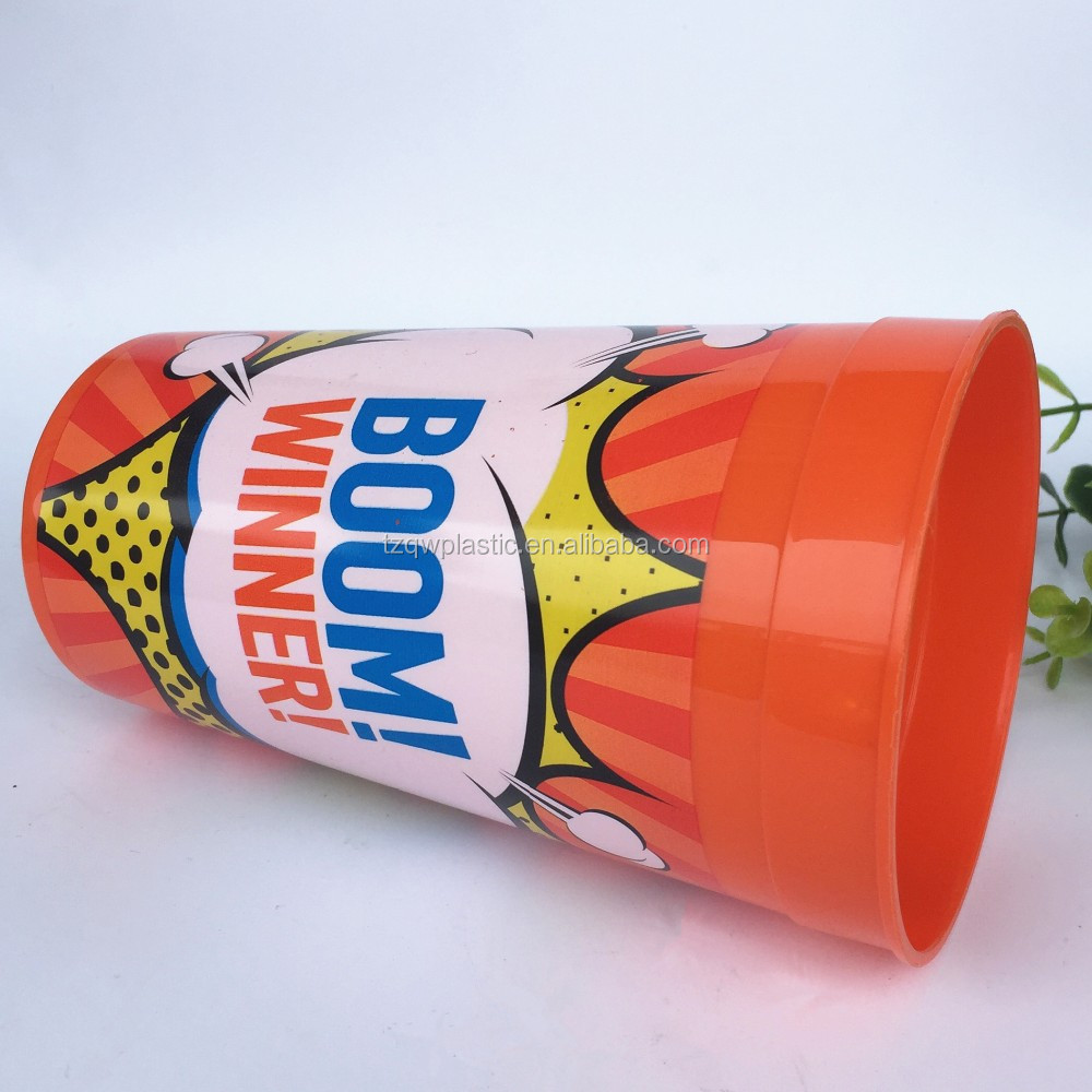 BPA FREE 32OZ plastic stadium cup with full color printing