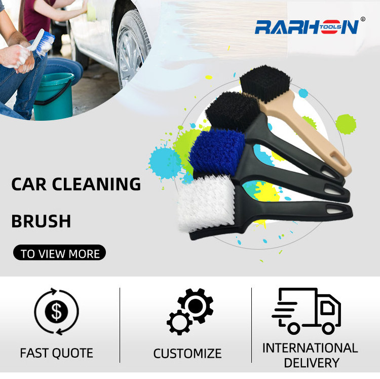 Wholesale Car Wash Brush Auto Wheel Tire Cleaner Brush for Easy Scrubbing