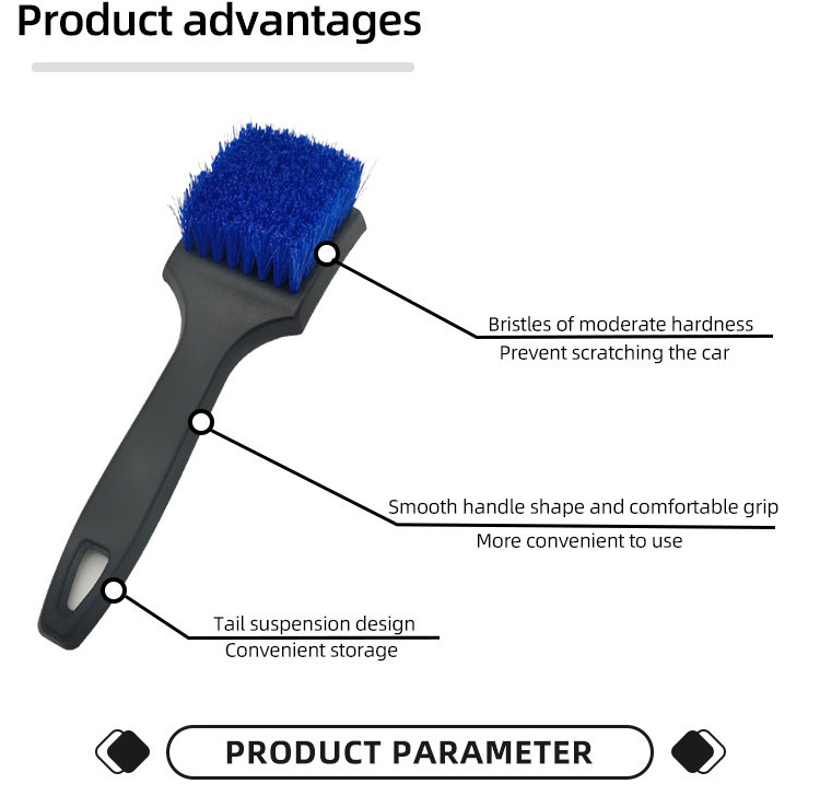 Wholesale Car Wash Brush Auto Wheel Tire Cleaner Brush for Easy Scrubbing