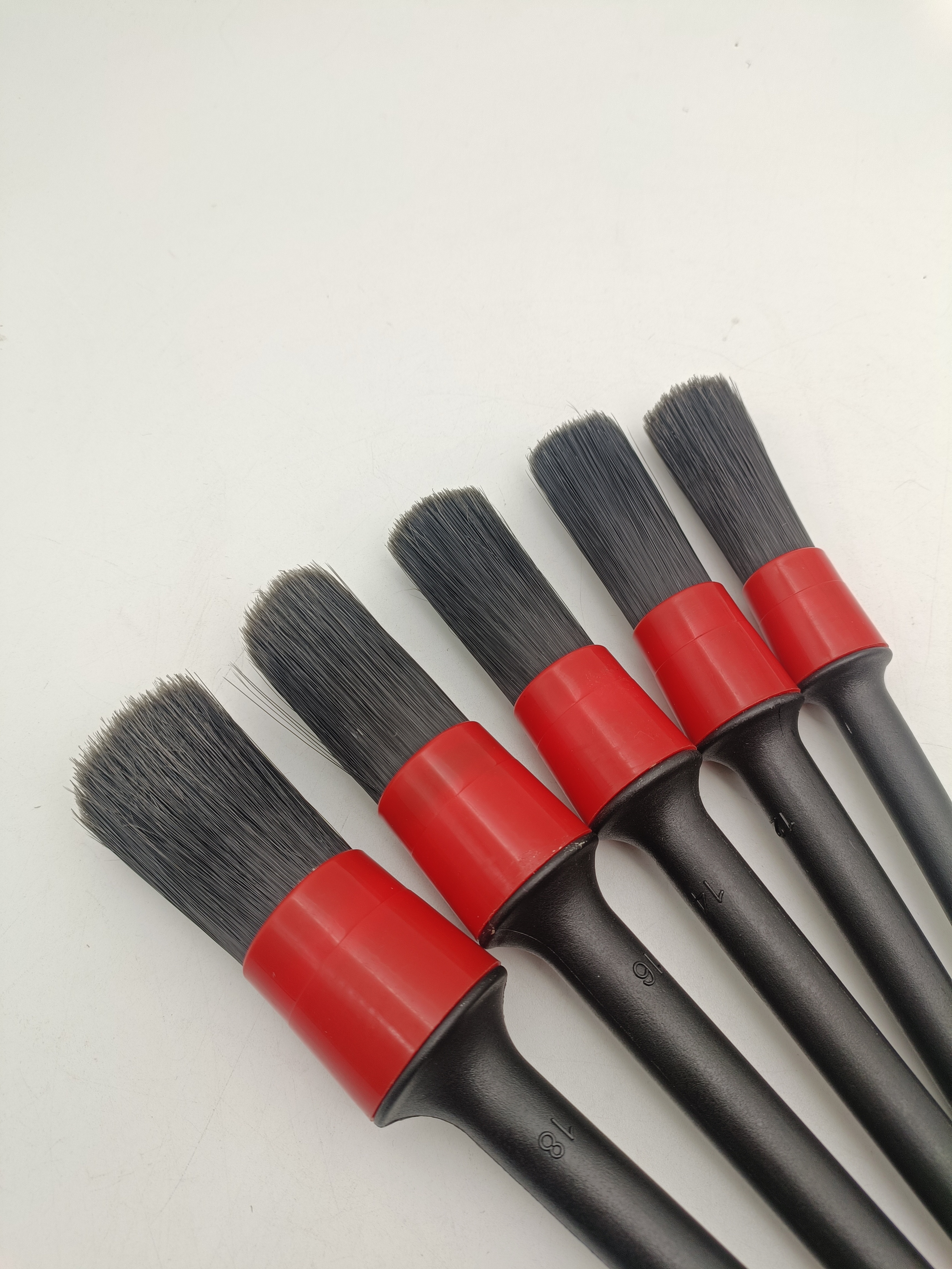 5pcs Best Car Detailing Brush Kit  For Leather/Wheel/Interior/Seat/Upholstery/Engine Washing