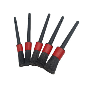 5pcs Best Car Detailing Brush Kit  For Leather/Wheel/Interior/Seat/Upholstery/Engine Washing