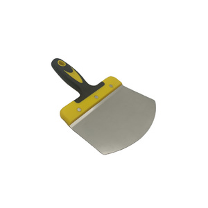 Stainless Steel Tool Scoop Scraper for Drywall Mud Compound Stucco Coating