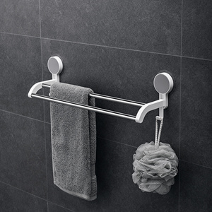 No Harm To Wall Adhesive Good Quality Free Standing Over The Door stainless Steel Kitchen Hand Plastic Bathroom Set Towel Racks