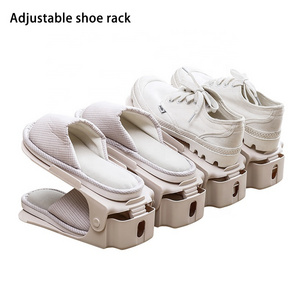 Paste Household Storage Holder  Waterproof Bathroom Slippers Suction Shelf Hanging Telescopic Wall Mount Metal Door Shoe Rack