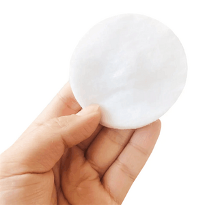 100 Pcs Round High Absorbency Lints Free Cosmetic Cotton Organic Makeup Remover Pads Facial Cotton Pad