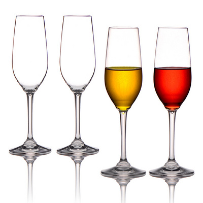 Drop-resistant Tritan red wine champagne glass machine washable  wine glasses tritan plastic wine glasses