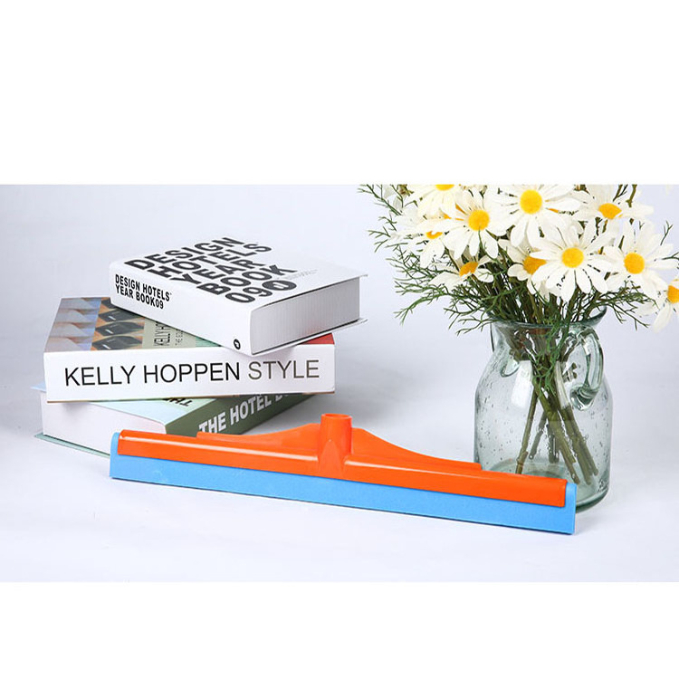 Home Silk Screen Green Silicone Shower Squeegee