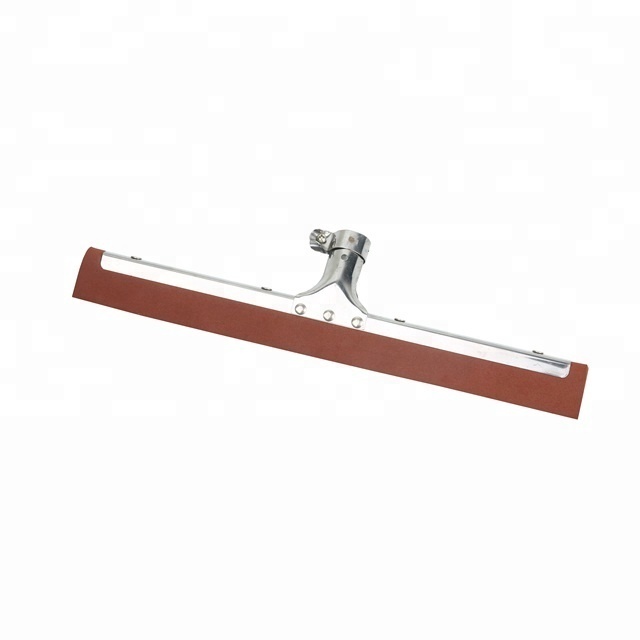 Hot sale thick steel eva floor squeegee Stainless steel metal floor wiper