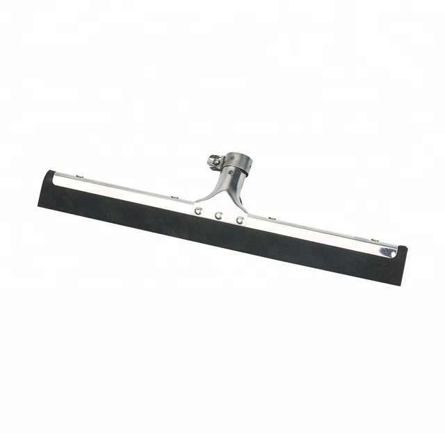 Hot sale thick steel eva floor squeegee Stainless steel metal floor wiper