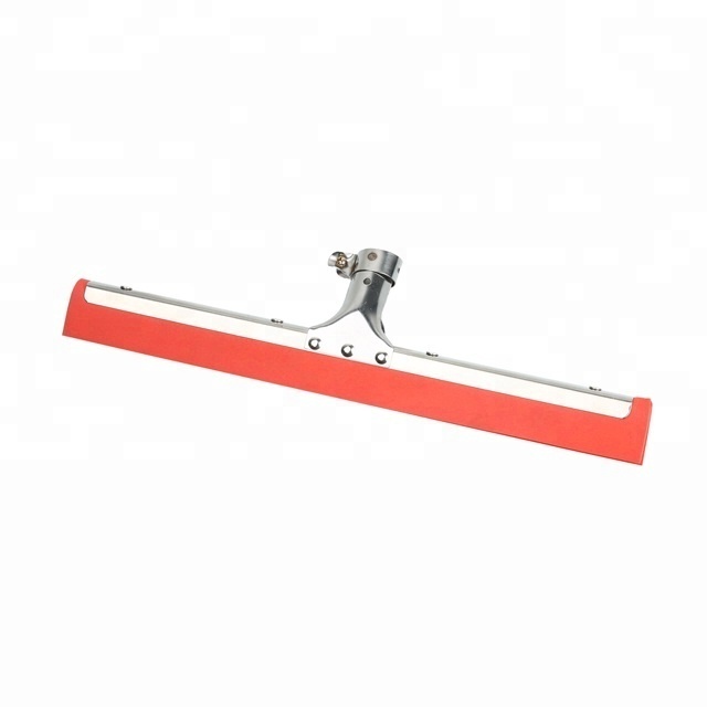 Hot sale thick steel eva floor squeegee Stainless steel metal floor wiper