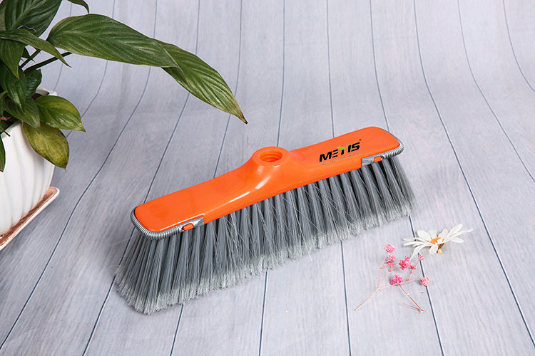 Factory direct selling plastic brush household cleaning flat broom house cleaning tools