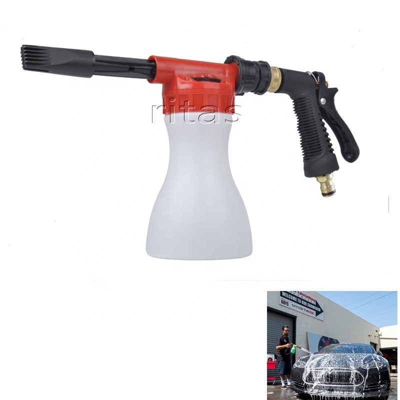 high pressure  car wash  garden hose  adjustable  nozzle foam  gun